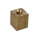 Trapezoidal right square brass nut QOB 20X4P