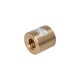 Trapezoidal nut, brown, cylindrical, 26x5, left-handed
