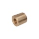 Trapezoidal nut, brown, cylindrical, 44x7