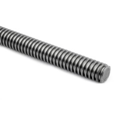 Trapezoidal screw 16x4 - left from 250mm to 490mm
