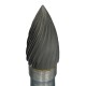 Universal circular rotary file, sharp SPG 10x20, 6mm shank