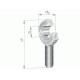 Control knob with knurled grip IZN.380/32 A-6+FGS-10/40 - with