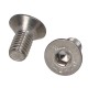 Screw DIN 7991 M3x8 A2 stainless steel (100 pcs.)