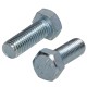 Screw DIN 933 M8x14 class 8.8 steel, galvanized, white (100 pcs.)