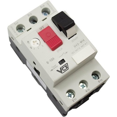 VCX GV-2 variklio jungiklis 1.6A-2.5A VCX GV-2 variklio jungiklis 1.6A-2.5A