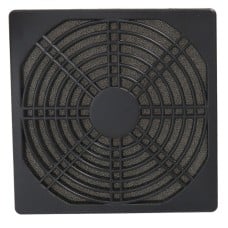 Fan cover with PG120 filter 120x120mm plastic RoHS