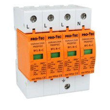 Surge arrester B+C class 4P 12.5 kA professional - spark gap