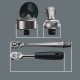 WERA 8100 SB 8 Zyklop Metalinis 38 metrinių reketų rinkinys, antgalių lizdai