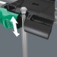 WERA šešiakampis raktas 10.0x125 mm trumpas veržliaraktis su rutuliniu veržliarakčiu, chromuotas 950 PKS