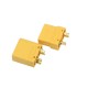 XT90 two-pin soldered connector (plug + socket)