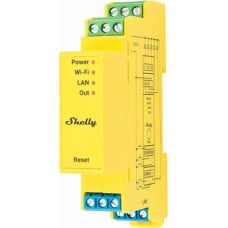 LED strip controller mounted on DIN rail Shelly Pro RGBWW PM