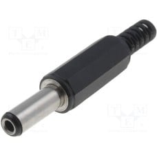 DC Jack plug 5.5/2.5mm - female for soldered cable - for chargers