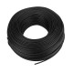 Tinned copper silicone wire 16AWG - 252 wires - 1.3mm2 - black