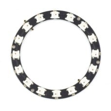 Diodų žiedas LED RGB WS2812B 5050x16 - 68mm