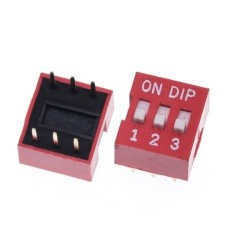 DIP switch 3P - 3-channel slide switch