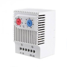 Dvigubas termostatas - 0°-60°C - NC-NO - ZR-011 - 230VAC - reguliatorius