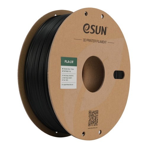eSUN PLA-LW plastic 1kg 1.75mm - Black eSUN PLA-LW plastic 1kg 1.75mm - Black