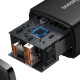 Baseus fast charger USB - USB-C 20W - Black