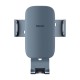 Baseus Metal Age II Gravity Car Phone Holder for Round Vent Mesh - Grey