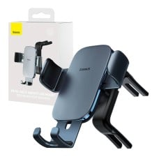 Baseus Metal Age II Gravity Car Phone Holder for Round Vent Mesh - Grey