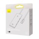 Hub 4in1 Baseus Lite Series USB up to 4x USB 3.0 1m - black