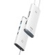 Hub 6in1 Baseus Lite Series USB-C to 2x USB 3.0 + HDMI + USB-C + TF/SD - White