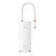 Hub 6in1 Baseus Lite Series USB-C to 2x USB 3.0 + HDMI + USB-C + TF/SD - White