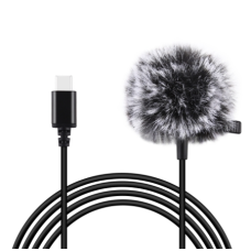 Puluz Jack Lavalier wired microphone 1.5m USB-C Type-C PU425
