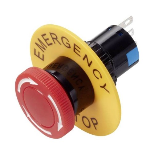 Autocollants Arrêt D’Urgence 63x23 Mm – PVC Rouge Pour Machines Et équipements