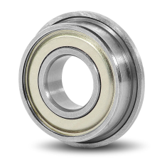 F688ZZ Metal Shielded Deep Groove Flanged Ball Bearing 8x16x5mm