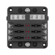 FB-6 fuse box with negative rail and LED