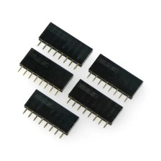 Female socket 1x8 raster 2.54mm for Arduino - 5 pcs