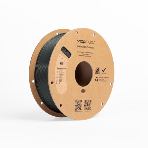 Snapmaker SnapSpeed PLA – RFID plastikas 1kg 1.75mm - Black Snapmaker SnapSpeed PLA – RFID plastikas 1kg 1.75mm - Black