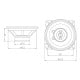 Garsiakalbis 100W WH-1416 4"
