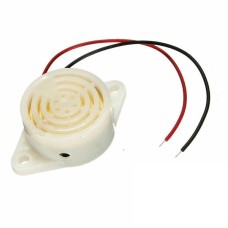 Active piezoelectric buzzer - 12VDC white