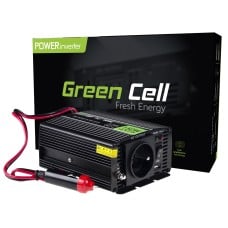 Inverteris 12V/230V 150W/300W modifikuota sinusinė išėjimo įtampa Green Cell