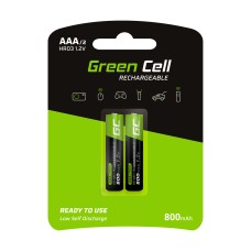 Green Cell Rechargeable battery AAA HR03 800mAh (2pcs.)