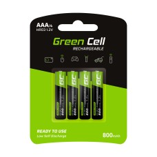 Green Cell Rechargeable battery AAA HR03 800mAh (4pcs.)