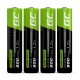 Green Cell Rechargeable battery AAA HR03 800mAh (4pcs.)