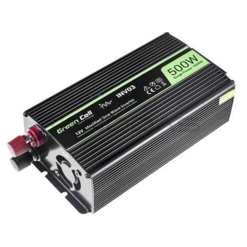 Inverter 12V/230V 500W/1000W Modified sine wave Green Cell