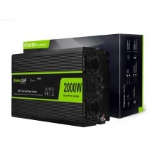 Inverteris 12V/230V 2000W/4000W Sinusinė išėjimo įtampa Green Cell