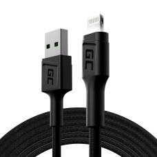 Green Cell USB-A cable Apple 2.4A 2 m 