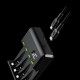 GC VitalCharger Ni-MH AA and AAA battery charger with Micro USB and USB-C connection