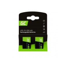 Green Cell batteries rechargeables Ni-MH 2x AAA HR03 800mAh