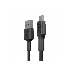 Kabelis Green Cell GC PowerStream USB-A - Micro USB 30 cm greitas įkrovimas Ultra Charge, QC 3.0 