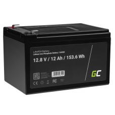 LiFePO4 battery 12Ah 12.8V 153.6Wh lithium iron phosphate battery photovoltaic system camping truck