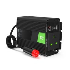 Green Cell® automobilio keitiklio keitiklis nuo 24V iki 230V grynas sinusinis 150W/300W su USB
