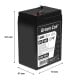Green Cell CUBE AGM IP54 6V 5Ah VRLA Battery Gel gilaus ciklo žaislai vaikų signalizacijos sistemoms
