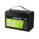 Green Cell CUBE LiFePO4 125Ah 12.8V 1600Wh ličio geležies fosfato baterija, skirta kemperiui, saulės energijai, neprijungtai sistemai, valčiai