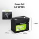 Green Cell CUBE LiFePO4 60Ah 12.8V 768Wh ličio geležies fosfato akumuliatorius elektros varikliams, kemperiams, keltuvams